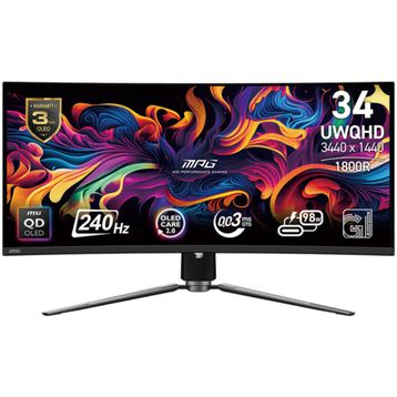 MSI MPG 341CQPX QD-OLED 34 inç 240Hz 0.03ms Curved Oyuncu Monitörü