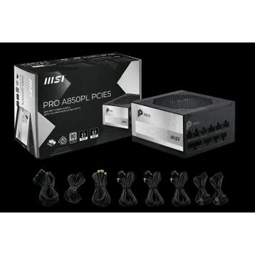 MSI PRO A850PL PCIE5 Gen5.1 850 W Power Supply