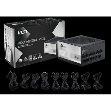MSI PRO A850PL PCIE5 Gen5.1 850 W Power Supply