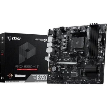 MSI Pro B550M-P AMD AM4 DDR4 Micro ATX Anakart