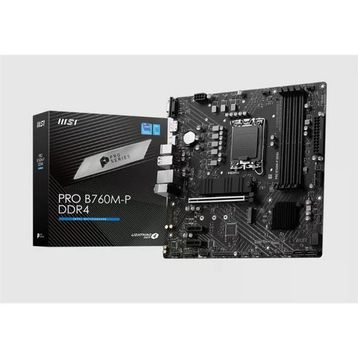 MSI Pro B760M-P DDR4 Intel LGA1700 DDR4 Micro ATX Anakart