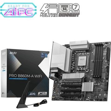 MSI Pro B860M-A WiFi Intel LGA1851 DDR5 Micro ATX Anakart