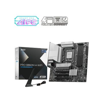 MSI Pro B860M-A WiFi Intel LGA1851 DDR5 Micro ATX Anakart