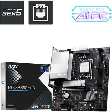 MSI Pro B860M-B Intel LGA1851 DDR5 Micro ATX Anakart