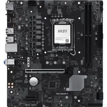 MSI Pro B860M-E Intel LGA1851 DDR5 Micro ATX Anakart