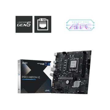 MSI Pro H810M-E Intel LGA1851 DDR5 Micro ATX Anakart