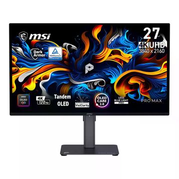 MSI Pro Max 271UPX12G 26.5 inç QD-OLED 120 Hz 0.03 ms Pivot Monitör