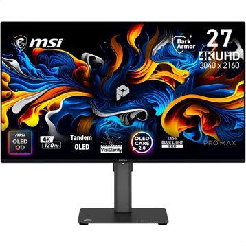 MSI Pro Max 271UPX12G 26.5 inç QD-OLED 120 Hz 0.03 ms Pivot Monitör