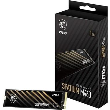 MSI Spatium M460 PCIe 4.0 NVMe M.2 1 TB R5000 W4500 SSD