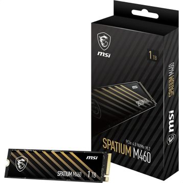 MSI Spatium M460 PCIe 4.0 NVMe M.2 1 TB R5000 W4500 SSD