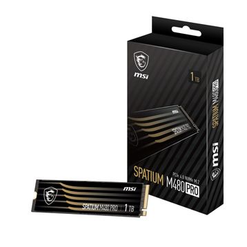 MSI Spatium M480 Pro PCI-Express 4.0 M.2 1 TB SSD