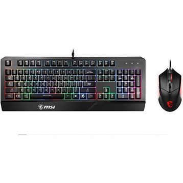 MSI Vigor GK20 RGB Klavye Clutch GM08 Mouse Gaming Set