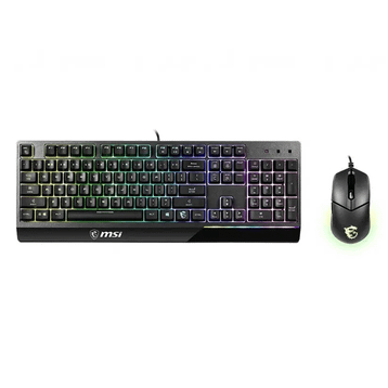 MSI Vigor GK30 Combo RGB Siyah Kablolu Gaming Klavye Mouse Seti