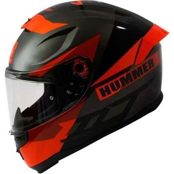 MT Hummer Quo B15 Full Face Kırmızı Siyah Motosiklet Kaskı