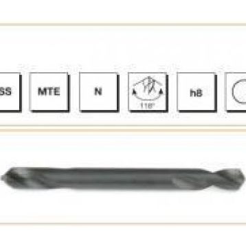 MTE Çift Taraflı 4 mm Metal Matkap Ucu