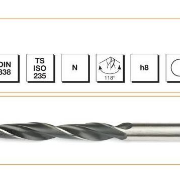 MTE DİN 338 4 mm HSS Silindirik Saplı Matkap Ucu