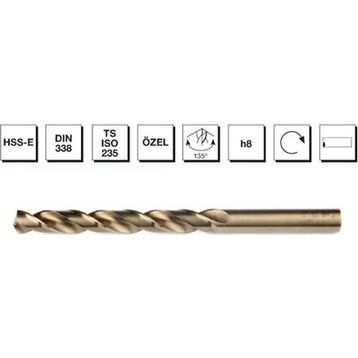 Mte DİN 338 7.5 mm Altın Matkap Ucu