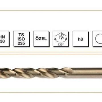 MTE Din 338 8.5 mm Altın Matkap Ucu