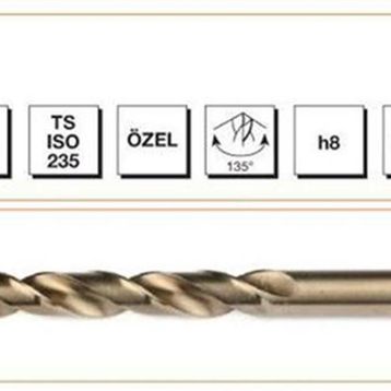 MTE Din 338 8.5 mm Altın Matkap Ucu