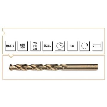Mte DİN 338 RN 10.3 mm Matkap Ucu