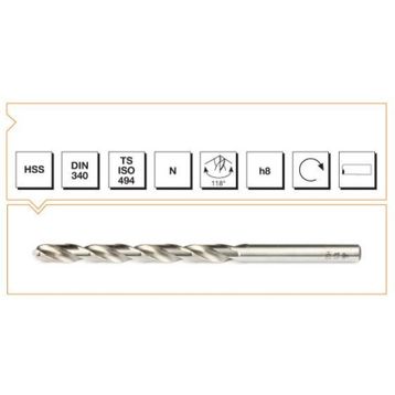 Mte DİN 340 RN 11 mm Matkap Ucu