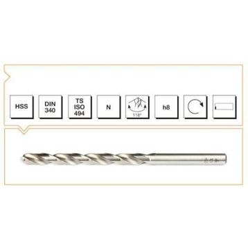 Mte Din 340RN 3 mm Matkap Ucu