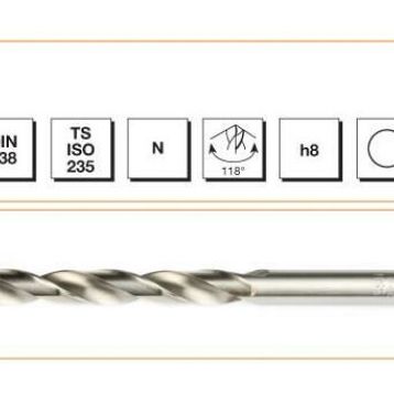 MTE Hss 20 mm Taşlanmış Matkap Ucu