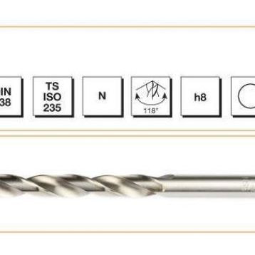 MTE HSS DIN 338 0.4 mm Taşlanmış Matkap Ucu