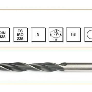 MTE HSS DIN 338 3.5 mm Haddeli Matkap Ucu