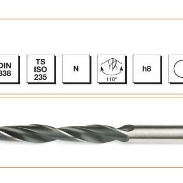 MTE HSS DIN 338 4.5 mm Haddeli Matkap Ucu
