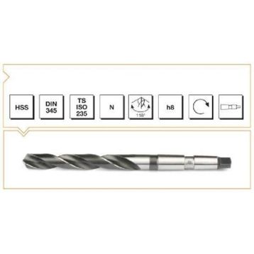 MTE HSS DİN 345 RN 31 mm Matkap Ucu