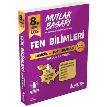 Muba Yayınları 1762 - MB 8.Sınıf - LGS Fen Bilimleri Fasikül + Soru Bankası