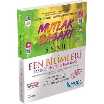 Muba Yayınları 5. Sınıf Mutlak Başarı Fen Bilimleri Soru ve Matematik Fasikül-Soru Bankası