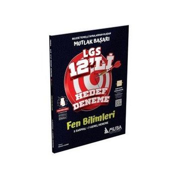 Muba Yayınları - 8. Sınıf LGS Fen Bilimleri 12 Hedef Deneme