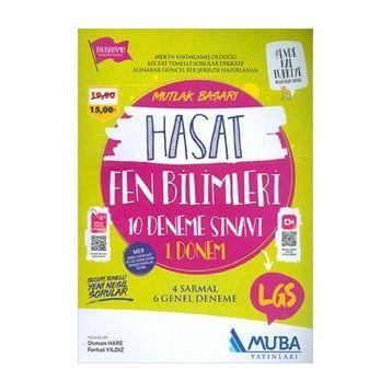 Muba Yayınları LGS Fen Bilimleri Hasat 10 Deneme Sınavı