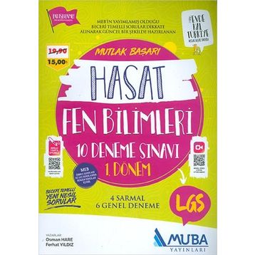 Muba Yayınları LGS Fen Bilimleri Hasat 10 Deneme Sınavı