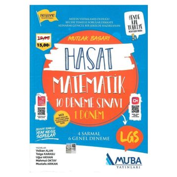 Muba Yayınları LGS Matematik 10+1 Deneme Sınavı