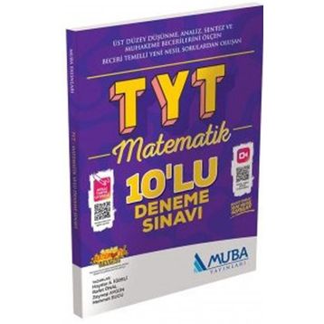 Muba Yayınları TYT Matematik 10 Deneme Sınavı