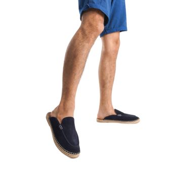 Mubiano Espadril Summer Önü Kapalı Lacivert Erkek Terlik