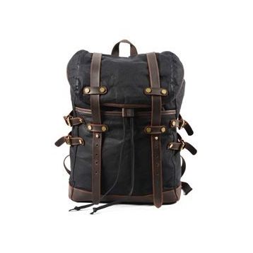 Muchuan 9159X Siyah Kanvas Günlük Sırt Çantası