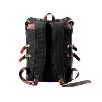 Muchuan 9159X Siyah Kanvas Günlük Sırt Çantası