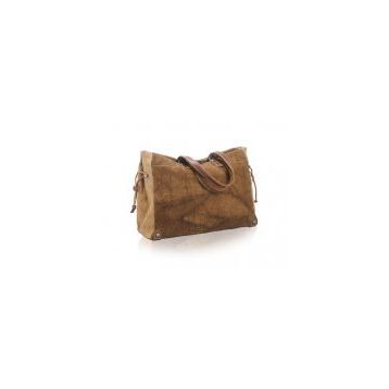 Muchuan Batik Kanvas Kahverengi Kadın Postacı Çanta