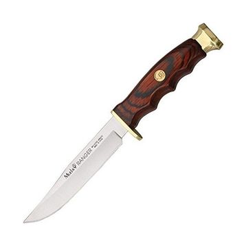 Muela Ranger 12 Coral Pakkawood Ağaç Saplı Pirinç Başlıklı Ranger Bıçak