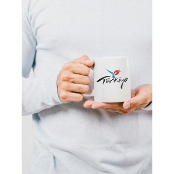 Mug Maker Türkiye Logolu Beyaz Kupa Bardak
