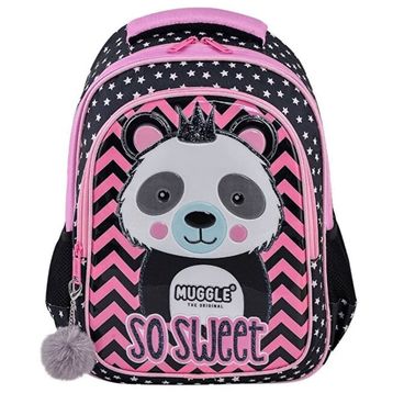 Muggle Mu-7303 Siyah Panda Sırt Çantası