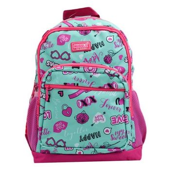 Muggle MU0303 Yeşil Ot Love Kız Çocuk İlkokul Çantası