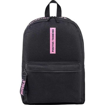 Muggle MU0549 Siyah Positive Think Unisex Çocuk Sırt Çantası