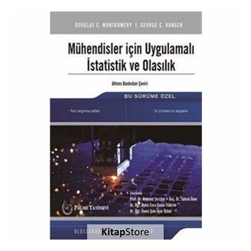 Mühendisler İçin Uygulamalı İstatistik ve Olasılık Palme Yayınları