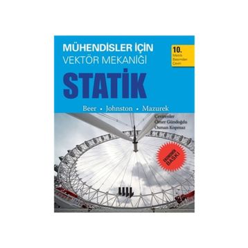 Mühendisler İçin Vektör Mekaniği Statik - E. Russel Johnston Jr Ferdinand Pierre Beer Jr E. Russel Johnston Jr