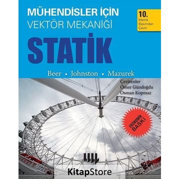 Mühendisler İçin Vektör Mekaniği Statik - E. Russel Johnston Jr Ferdinand Pierre Beer Jr E. Russel Johnston Jr